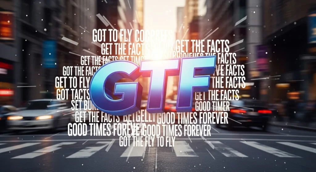 what does gtf mean in text