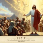 what does exalt mean in the bible
