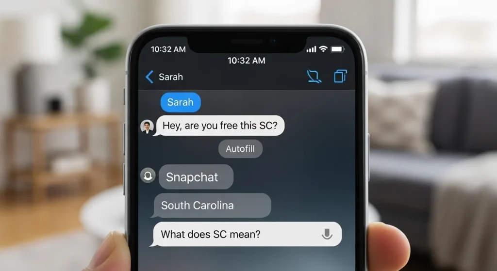 What Does SC Mean in Text