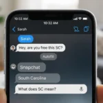 What Does SC Mean in Text