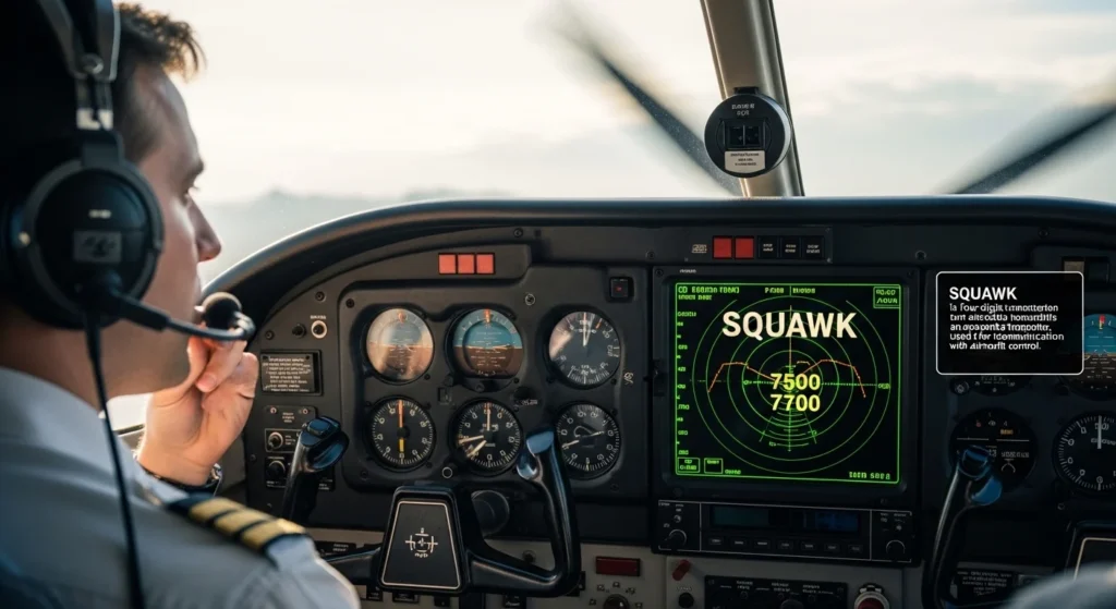what does squawk mean in aviation