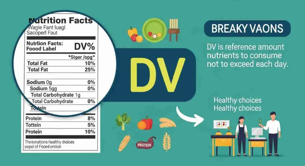 what does dv mean in nutrition